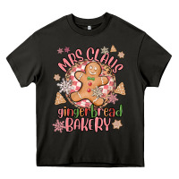 Asphalt mrs claus gingerbread bakery Heavy Core Tee - MaliasSmallBusiness