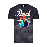 Cloud Black the muppet show animal playing pearl drums Vintage Tee - linhVisuals