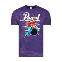 Cloud Purple the muppet show animal playing pearl drums Vintage Tee - linhVisuals