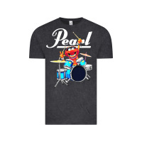 Vintage Black the muppet show animal playing pearl drums Vintage Tee - linhVisuals