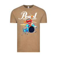 Vintage Coffee the muppet show animal playing pearl drums Vintage Tee - linhVisuals
