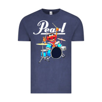 Vintage Denim the muppet show animal playing pearl drums Vintage Tee - linhVisuals