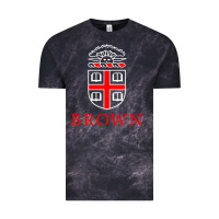 Cloud Black brown university Vintage Tee - linhVisuals