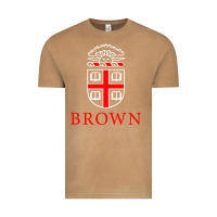 Vintage Camel brown university Vintage Tee - linhVisuals