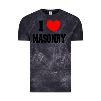 Cloud Black i love masonry Vintage Tee - linhVisuals