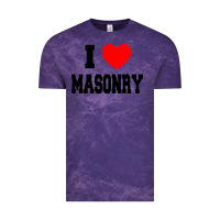 Cloud Purple i love masonry Vintage Tee - linhVisuals