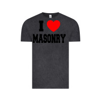 Vintage Black i love masonry Vintage Tee - linhVisuals