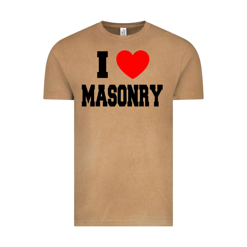 I Love Masonry Vintage Tee by linhVisuals | Teevron