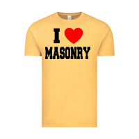 Vintage Mustard i love masonry Vintage Tee - linhVisuals