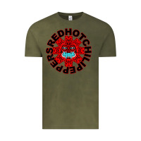 Vintage Olive r.e.d h.o.t c.h.i.l.i p.e.p.p.e.r.s t shirt Vintage Tee - linhVisuals