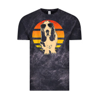 Cloud Black retro basset hound t shirt men women kids gift t shirt Vintage Tee - linhVisuals