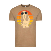 Vintage Coffee retro basset hound t shirt men women kids gift t shirt Vintage Tee - linhVisuals
