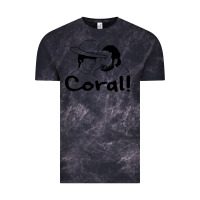 Cloud Black the walking dead  coral Vintage Tee - linhVisuals