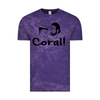 Cloud Purple the walking dead  coral Vintage Tee - linhVisuals