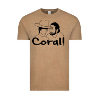 Vintage Coffee the walking dead  coral Vintage Tee - linhVisuals