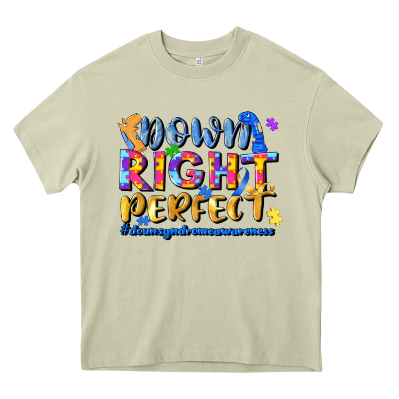 Down Right Perfect Heavy Core Tee by JahusDesignShop | Teevron