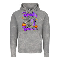 Cloud Rock Spooky Season On Vintage Hoodie - texasbilliewilder