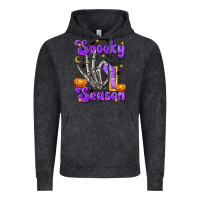 Vintage Black Spooky Season On Vintage Hoodie - texasbilliewilder