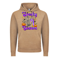 Vintage Coffee Spooky Season On Vintage Hoodie - texasbilliewilder
