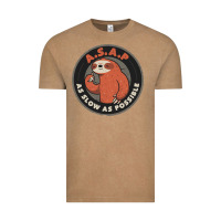Vintage Coffee as slow as possible Vintage Tee - linhVisuals