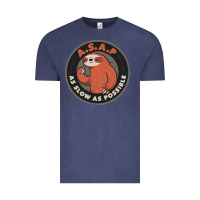 Vintage Denim as slow as possible Vintage Tee - linhVisuals