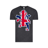Vintage Black great britain national Vintage Tee - linhVisuals