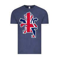 Vintage Denim great britain national Vintage Tee - linhVisuals