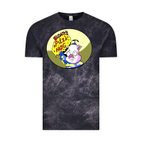 Cloud Black bloaty pizza hog Vintage Tee - linhVisuals