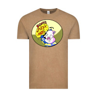 Vintage Coffee bloaty pizza hog Vintage Tee - linhVisuals