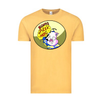 Vintage Mustard bloaty pizza hog Vintage Tee - linhVisuals