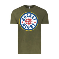 Vintage Olive hockey night in canada 1 Vintage Tee - linhVisuals