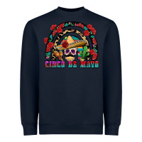 Navy Cinco de mayo rainbow Heavyweight Sweatshirt - FaDigitalArtStudio