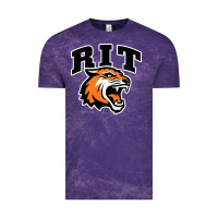 Cloud Purple tiger Vintage Tee - linhVisuals