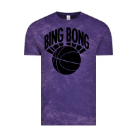 Cloud Purple black bing bong Vintage Tee - linhVisuals