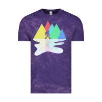 Cloud Purple bigfoot t  shirt bigfoot   bigfoot 8 Vintage Tee - linhVisuals