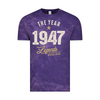 The Year 1947 - 75th Birthday Vintage Classic Vintage Tee | Teevron