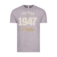 Vintage Zinc The Year 1947 - 75th Birthday Vintage Classic Vintage Tee - linhVisuals