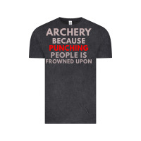 Vintage Black archery because punching people is frowned upon Vintage Tee - linhVisuals