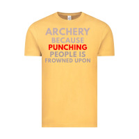 Vintage Mustard archery because punching people is frowned upon Vintage Tee - linhVisuals