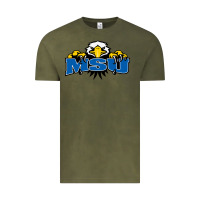 Vintage Olive morehead state eagles Vintage Tee - linhVisuals