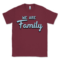 Burgundy We Are Family Classic Tee - Bettercallsaul