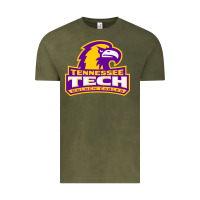 Vintage Olive tennessee tech golden Vintage Tee - linhVisuals