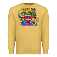 Antique Gold love gnome no bounds Premium Sweatshirt - CowhideDigitalArt