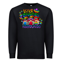 Black love gnome no bounds Premium Sweatshirt - CowhideDigitalArt