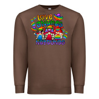 Chestnut love gnome no bounds Premium Sweatshirt - CowhideDigitalArt