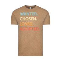 Vintage Coffee adoption day announcement   wanted chosen loved adopted premium t shir Vintage Tee - linhVisuals