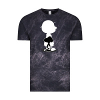 Cloud Black peanuts shadow silhouette Vintage Tee - linhVisuals
