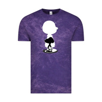 Cloud Purple peanuts shadow silhouette Vintage Tee - linhVisuals