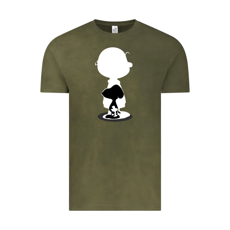 Peanuts Shadow Silhouette Vintage Tee by linhVisuals | Teevron