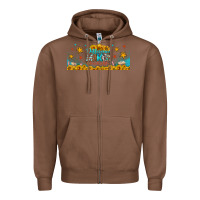 Chestnut difference maker teacher life libbey glass Zipper Hoodie - BundleAndBundleShop